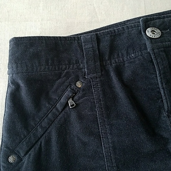 Athleta Roseville Velvet‎ Mini Skirt 0 Dark Grey - Picture 3 of 8